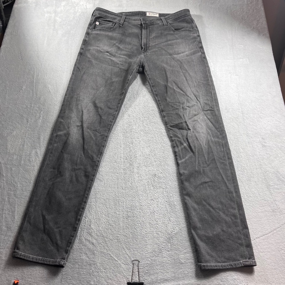 AG Adriano Goldschmied Tellis Modern Slim Mens Gray Jeans 38x33 1783HYB18YVQ